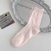 Leichte Sommer-Kurzsocken für Kinder mit Schleifen, Geknotete Socken, Dünne Einfache Baumwollsocken, Vielseitig und Stilvoll