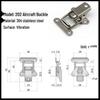 304 Stainless Steel Heavy Duty Toggle Latch Lock for Industrial Use