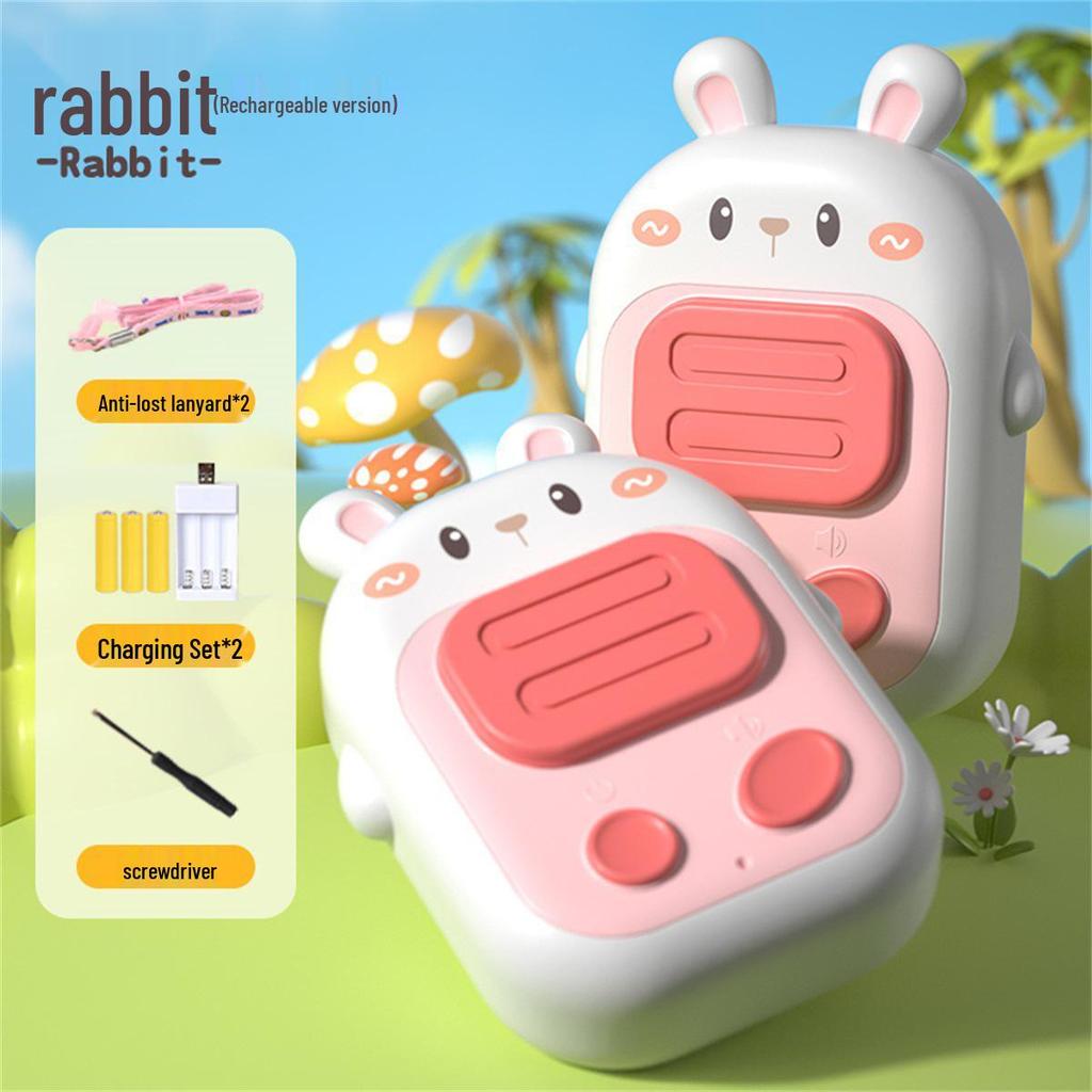 Kids' Outdoor Cartoon Walkie-Talkie: Long-Range Wireless Toy for Parent-Child Interaction