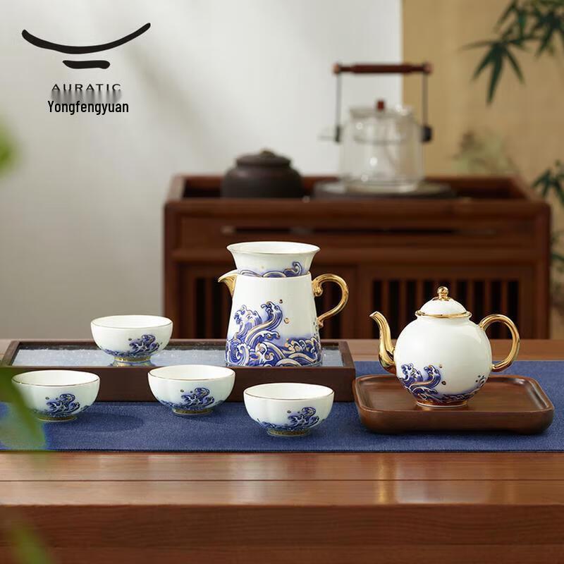 Yongfengyuan Pearl of the Sea Ceramic Tea Set