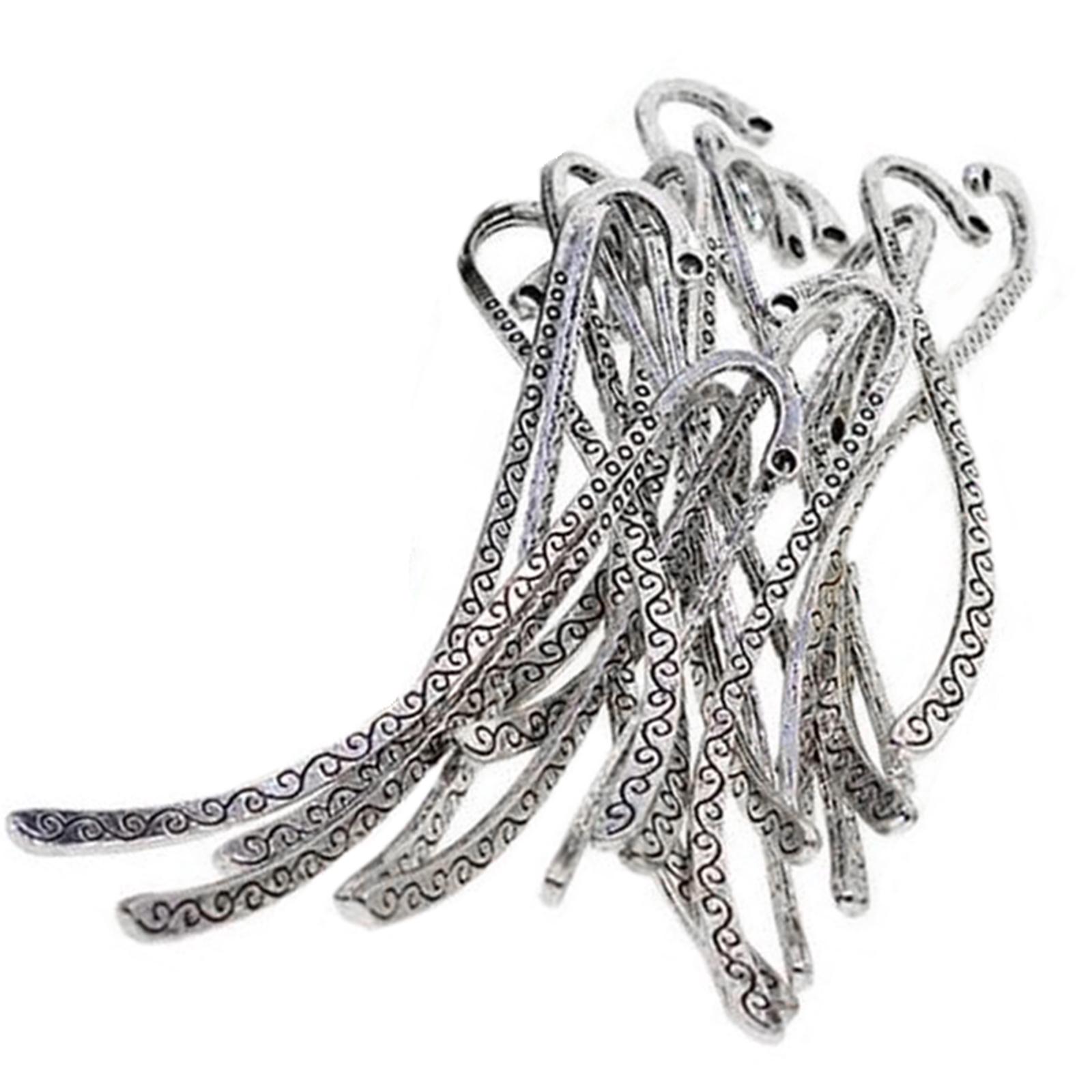 

30 шт. винтажных крючковых закладок, металлические крючковые закладки, держатели для страниц книг для любителей книг, учителей, студентов, любителей чтения A