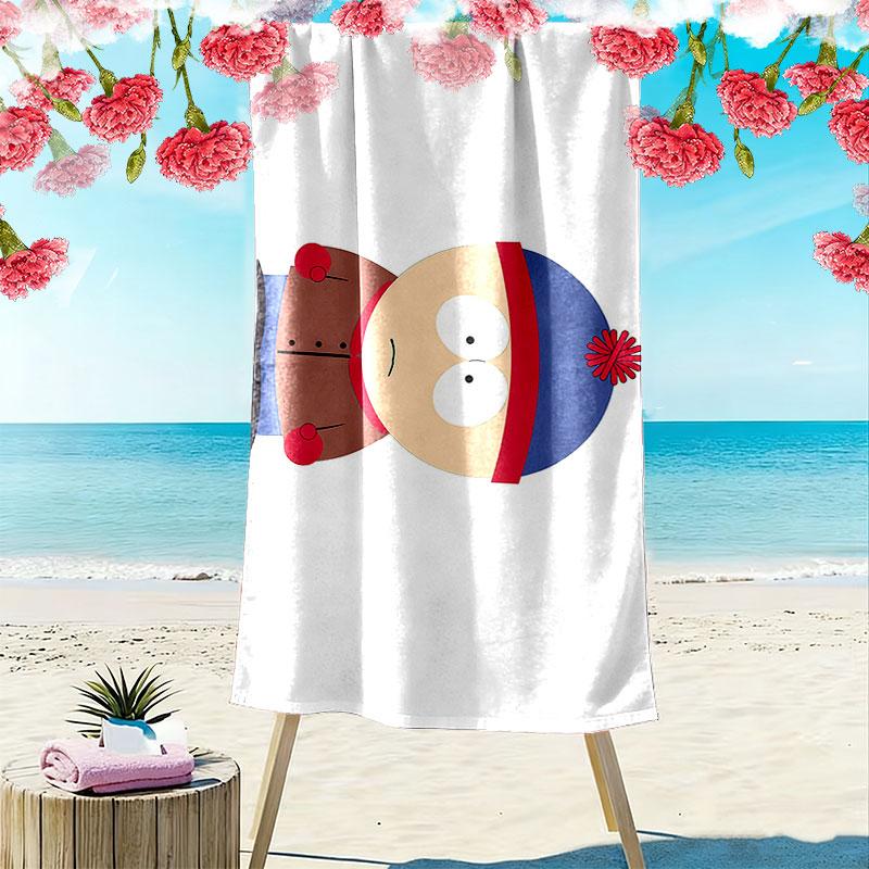 Stan Marsh Print Beach Towel, Large Soft Quick Dry Towel for Beach Camping Swimming