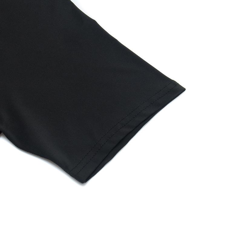 Pánské sportovní tričko s krátkým rukávem Quick-Dry - Prodyšné, odvádějící pot, přiléhavé oblečení do posilovny