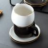 Creative Nordic Style Gold Ceramic Cup Water Cup Coffee Cup Flower Tea Cup Mug Milk Cup Afternoon Tea