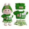 For Labubu Doll Clothing Cute Sweater Set 17cm Clothing Shoes Doll DIY Accessories Training Sitting Party Games Toys Gifts