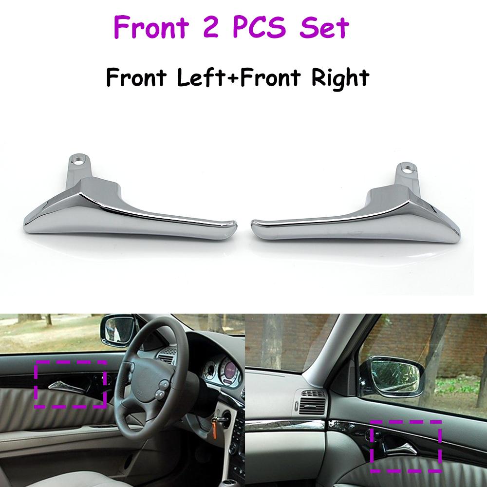 W211 W219 1PCS/2PCS Car Front Rear Left Right Chrome Door Pull Handle For Mercedes Benz E CLS Class E320 2117660124 2117660224