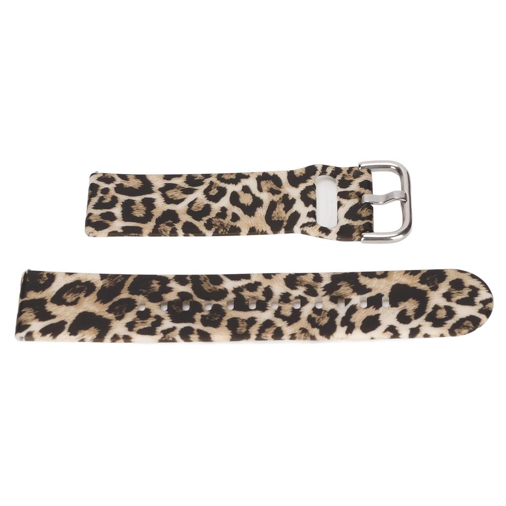 Soft Silicone Bands for Amazfit GTR 3 22mm Adjustable Quick Release Silicone WristbandsLeopard