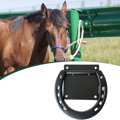 Solid Horse Tie Down Ring Iron Horse Safety Tie Ring Horse Supplies Horse Hitching Ring  Barn