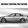 4pcs Rubber Car Door Edge Anti Collision Strips Protector Stickers Hub Cap Accessories For VW Golf 7 8 Passat B6 MK4 Tiguan MK7 zjdf30