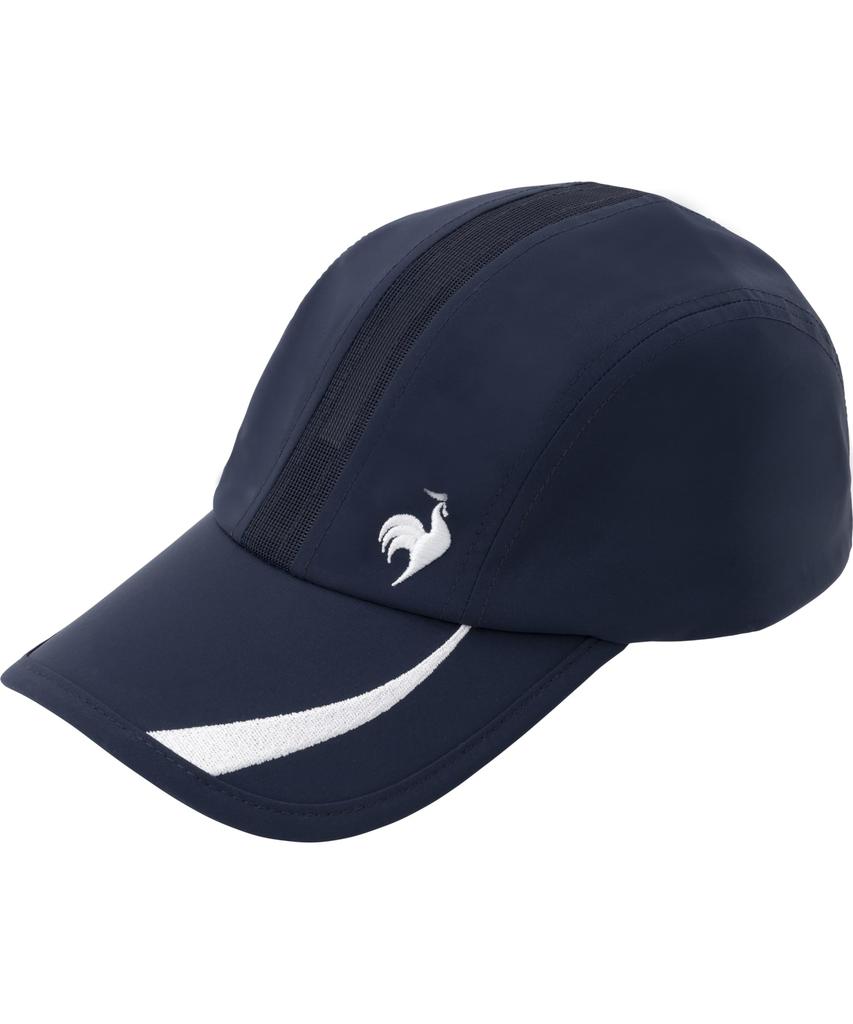 Le Coq Sportif FAN AIR Cap with Partial for Tennis and Navy Ventilation, Water-Repellent, Sweat-Resistant, Sports, (QTBYJC55)