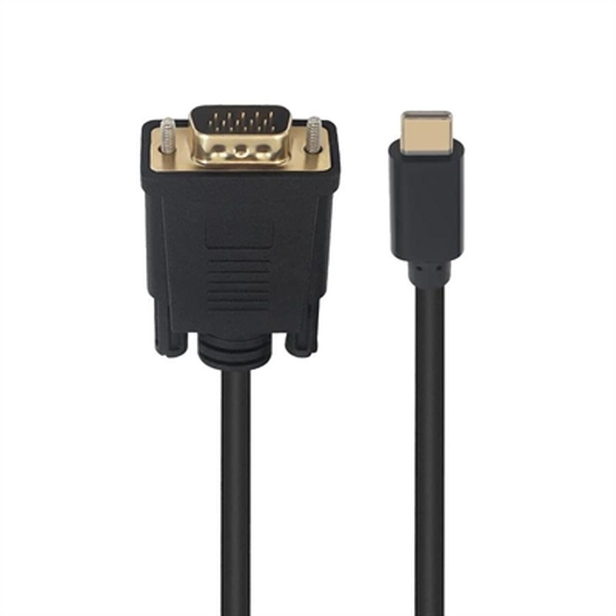 

Адаптер Ewent EC1052 USB C — VGA, черный, 1,8 м