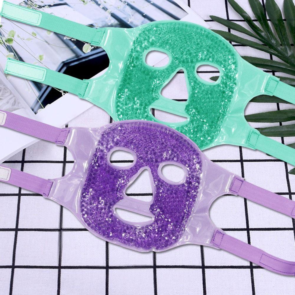 Cold Hot Compress Cooling Massager Ice Gel Face Mask Cooling Sleep Mask Gel Ice Mask Facial Mask