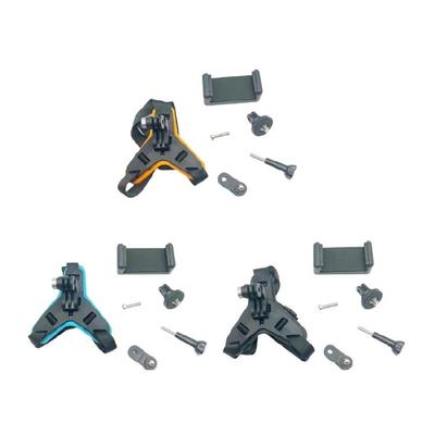 Universal Camera Mounting Bracket Motorcycle Helmets Chin Mount for Motorcycle Helmets 6 Piece Set