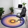 1pc Flower Mandala Chair Carpet for Office, Non-slip, Soft and Durable Office Rug for  Decoration, Perfect for Office Yy251229200