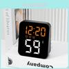 Contemporary Led Alarm Timer With Digital Display And Night Mode For Living Room Decor