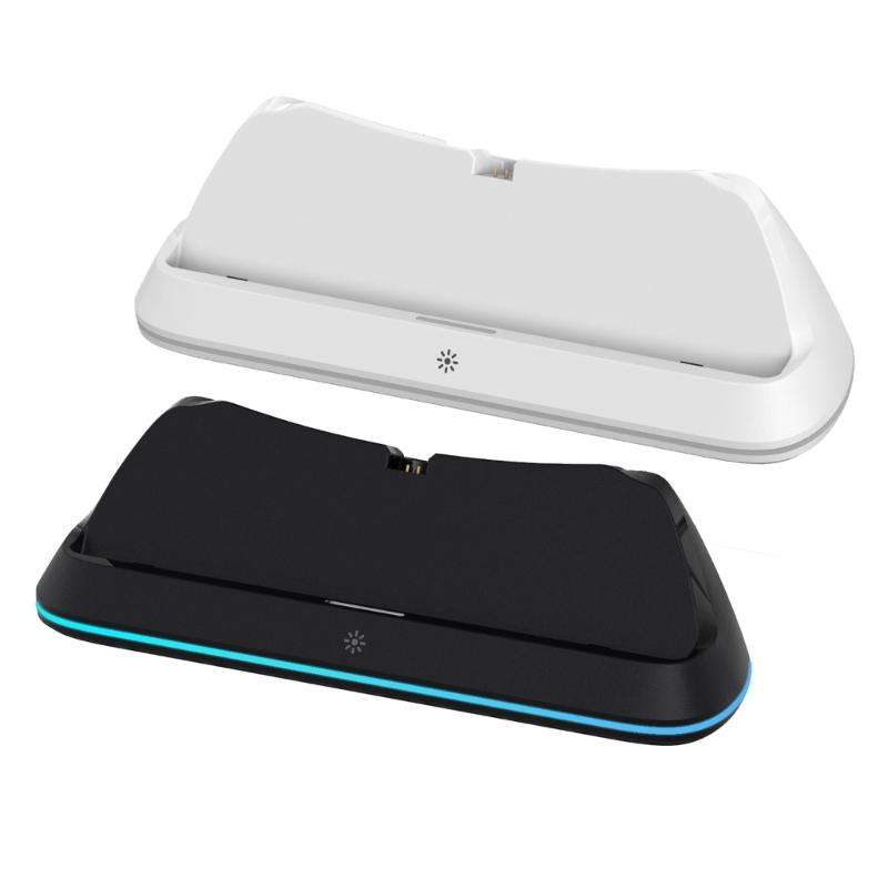Charging Dock Station Charger Holder Tabletop Charging Base for Console Charger Stand with Adjustable Light