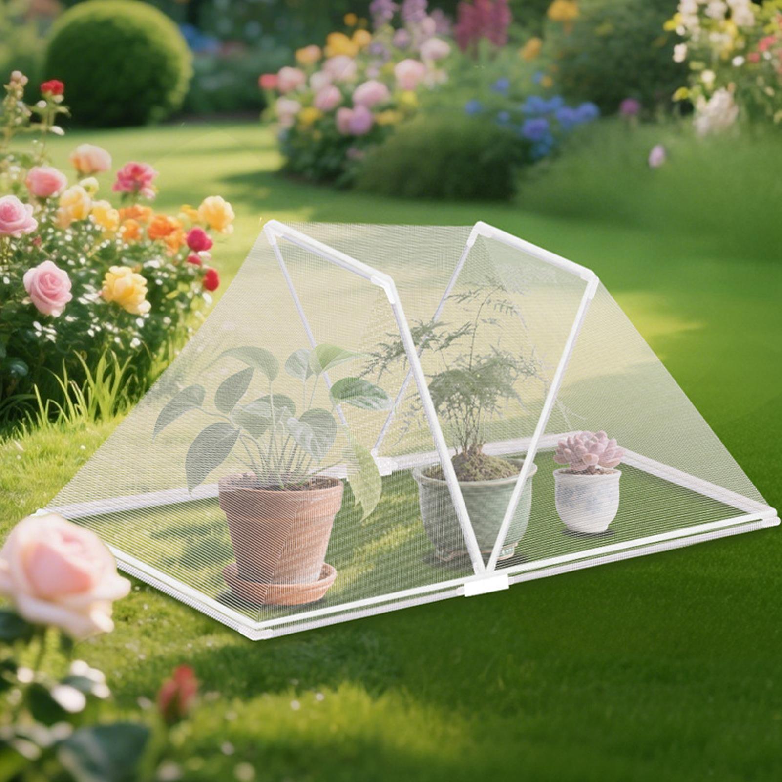 Foldable Plant Protection Cover Insect-Proof Net Bird Barrier Net Terrace Net Cover-Seedling Insulation Cover For Outdoor Garden CN
