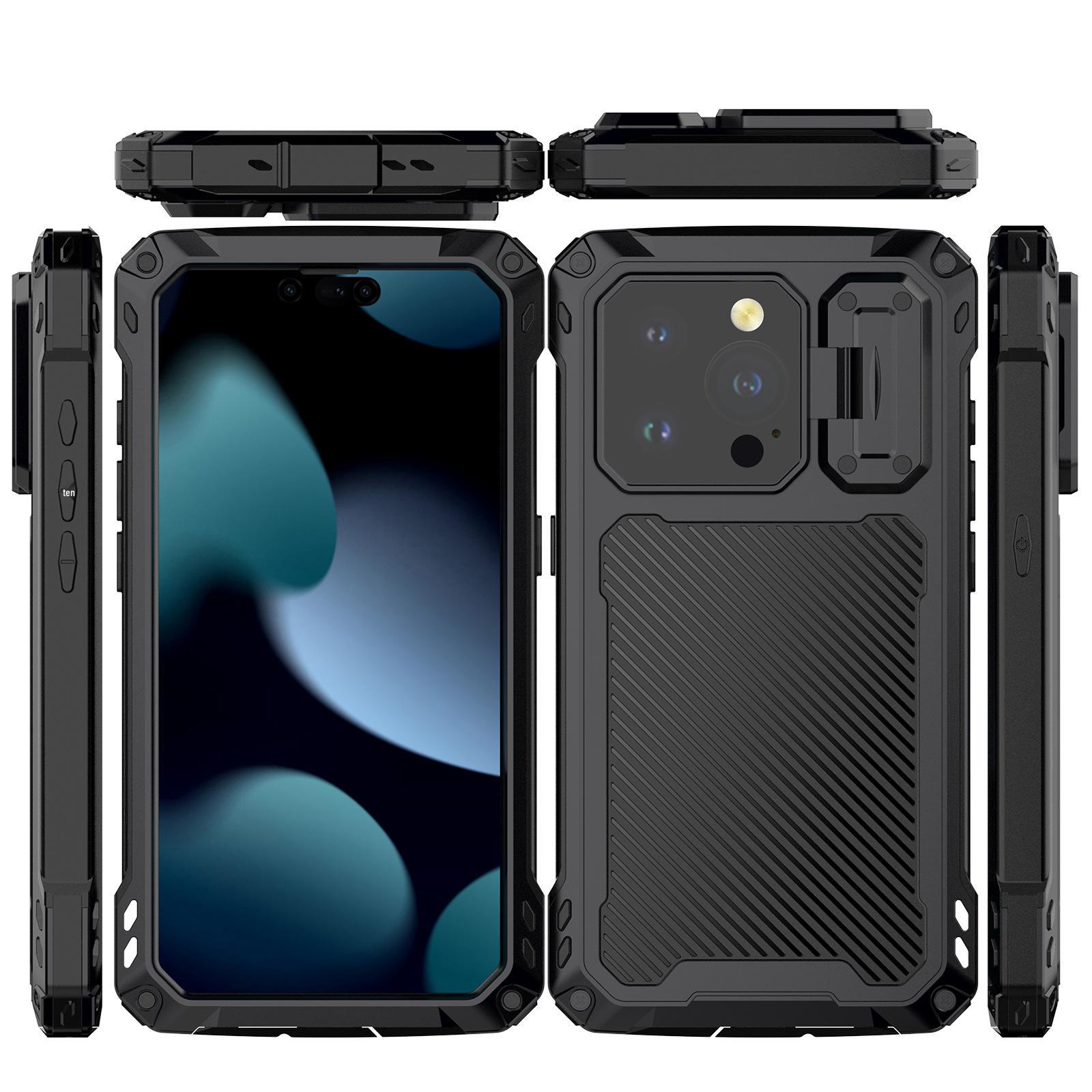 

Silver Shield iPhone 17 Protective Case with Lens Cover and Magnetic Bracket Samsung S25 Edge чёрный