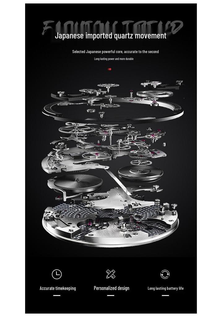 SVJ Watch RAYS-G25: Three-Dimensional Hollow Dial for Car Modification - Cultural Conceptual Mechanical Design