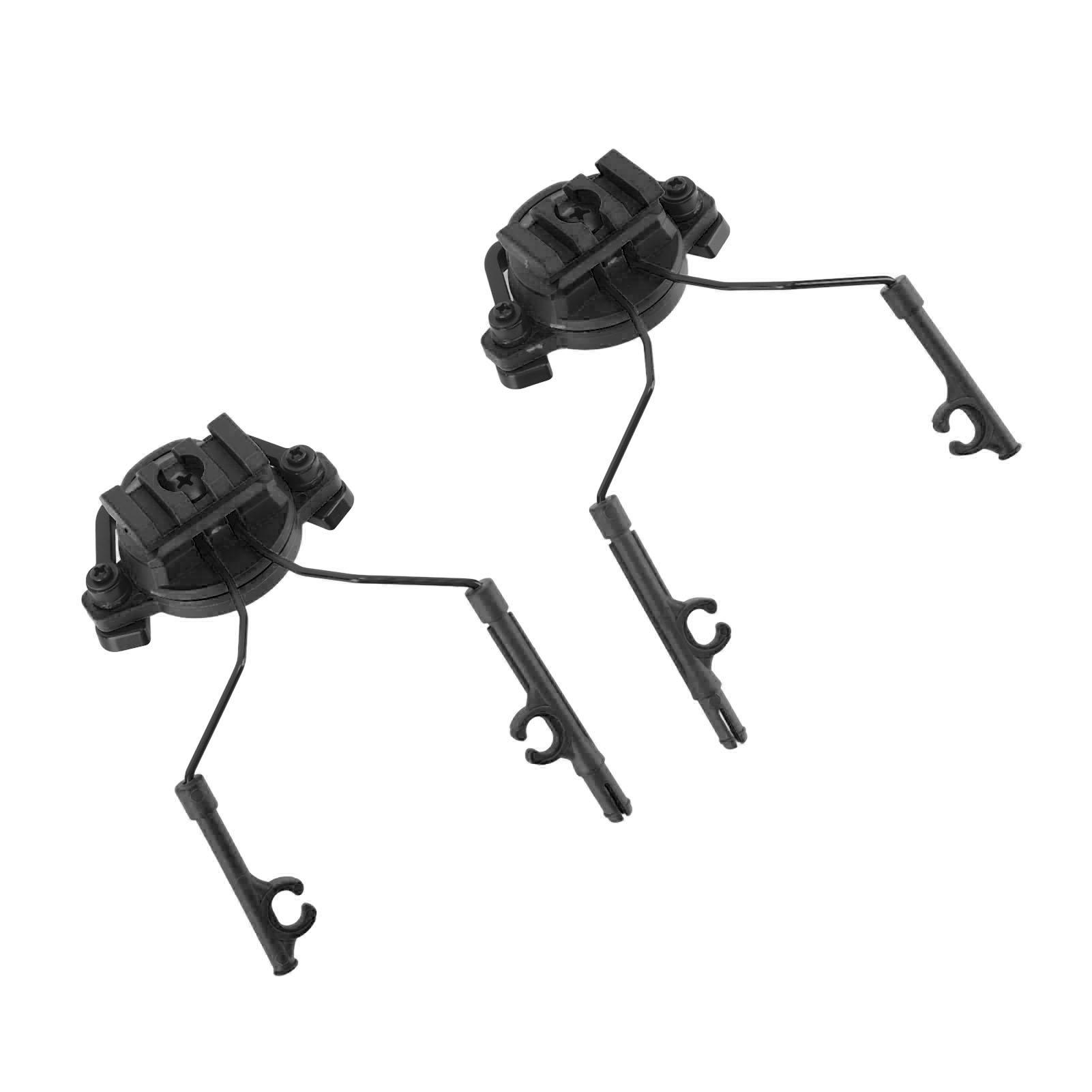 

2шт кронштейн для подвесной гарнитуры шлем 1921-миллиметровый адаптер для направляющей, вращающиеся наушники, охотничьи наушники