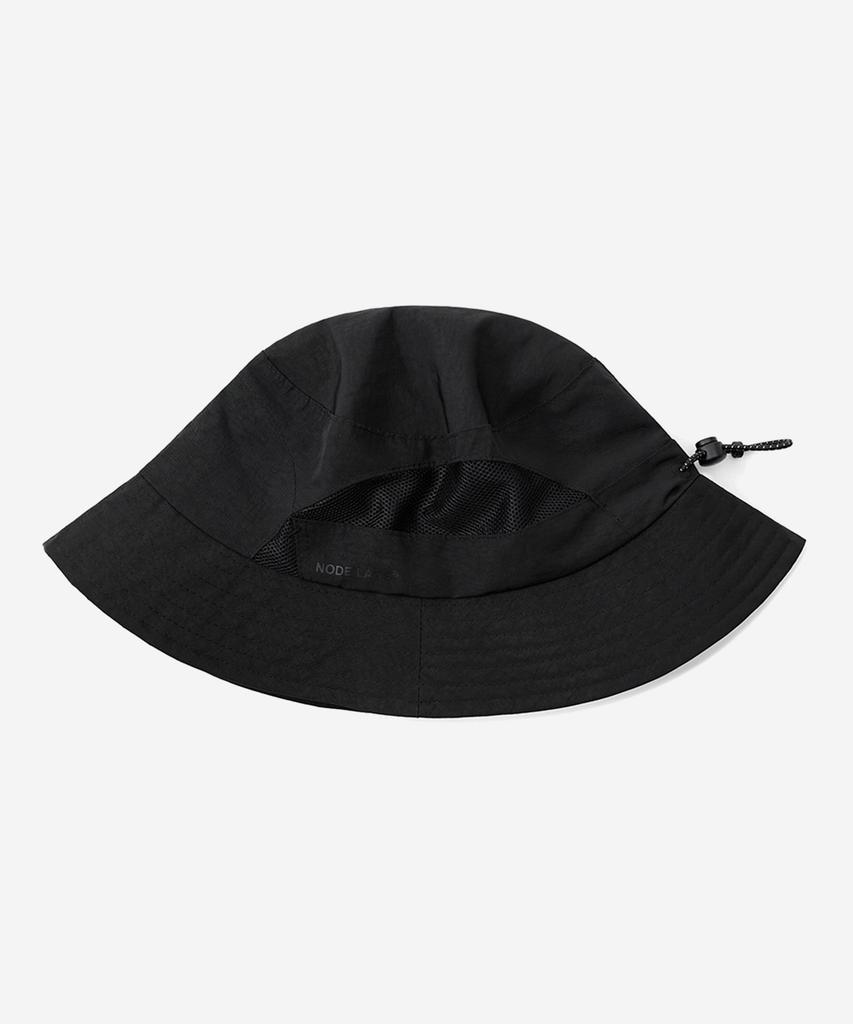 NODE LABS Dev:5 Sunglasses Cut Bucket Hat_Black