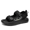 Sandali da Spiaggia da Esterno da Uomo alla Moda con Suola Morbida Sandali Estivi di Alta Qualità Scarpe da Spiaggia Maschili a Doppio Uso Sandali Beige Antiscivolo a Punta Aperta