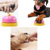 Pet Toy Training Called Dinner Small Bell Footprint Ring Dog Toys for Teddy Puppy Pet