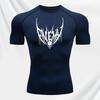 Herren Sommer Sportbekleidung Laufen und Radfahren Enges Kompressions-T-Shirt Hohe Elastizität Outdoor-Sport Komfortables Kurzarm-Top zum Joggen