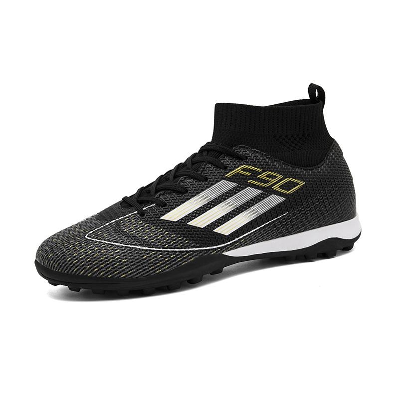 

C Romecy Высокие Фрисби Обувь для футбола с искусственным газоном Мужские и женские шипы Сломанные шипы Студенческие детские кампусные игровые туфли 45