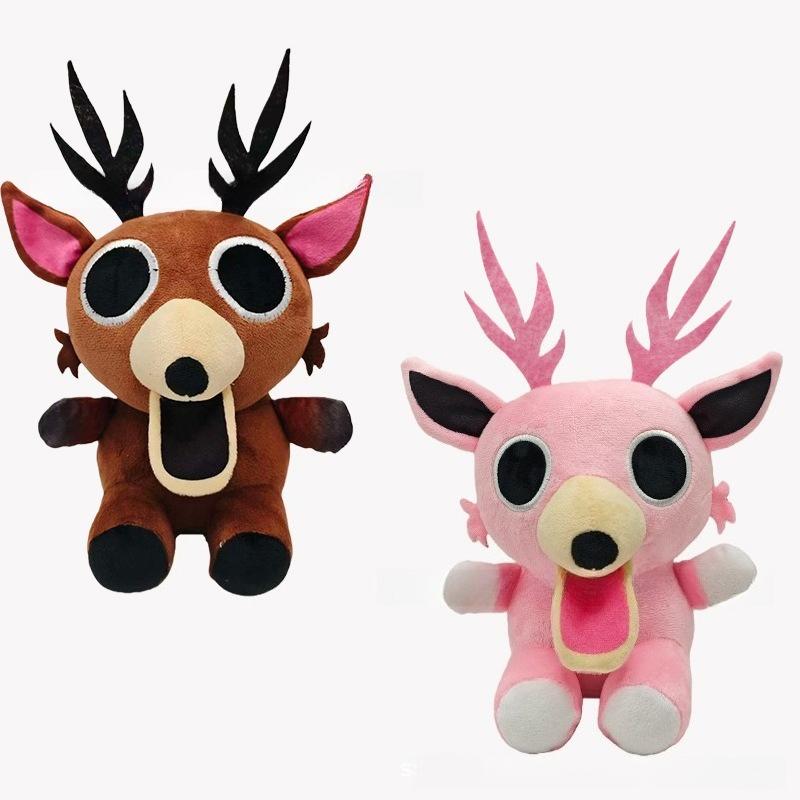 New 99 Nights in The Forest Plush Toy Deer Stuffed Animal Doll Cute Anime Game Peripherals Room Decoration Birthday Gift for Fan