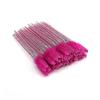 Luxora 100Pcs Mascara Wands Disposable Eyebrow Brushes Applicator Makeup Rose Red