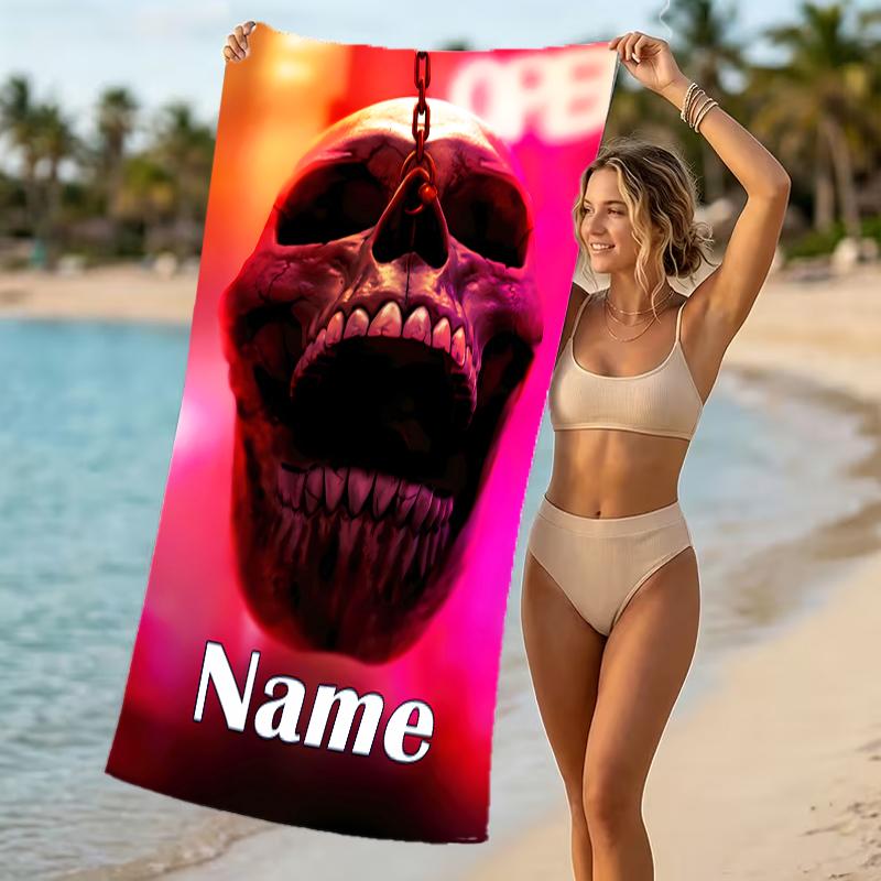 Customizable Personalized Beach Towels Final Destination Themed designs.Suitable for the Beach, Yoga, Sports;ideal As Beach Accessories