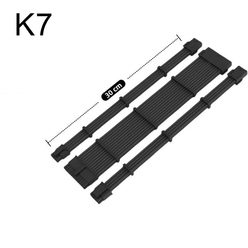 Motherboard PSU Extension Cable 24Pin ATX and 6+2Pin 8Pin PCIe GPU Kit for Modular PC Build Experience