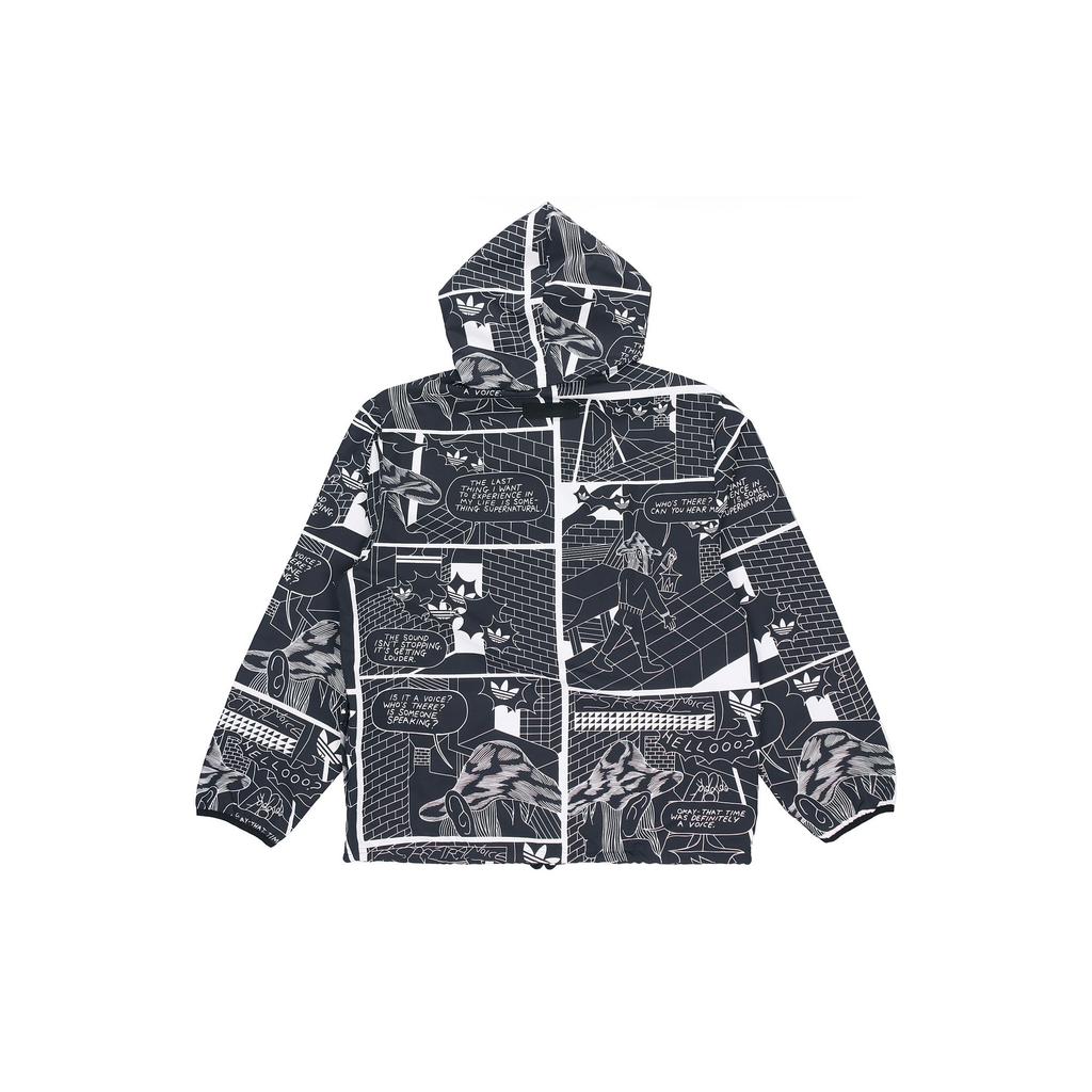Adidas Originals Jackets Men's Black Hooded Moderate Other GN3333