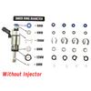 L10A 48 st/8 set Bränslespridare O-ringstätning Reparationssats 06H998907A För A3 A4 A5 A6 Q5 VW Golf Jetta CC 1.8 2.0T 06J998907A