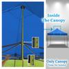 3x3 Meter Folding Tent Canopy - Thick Polyester Fabric, Sun Shade