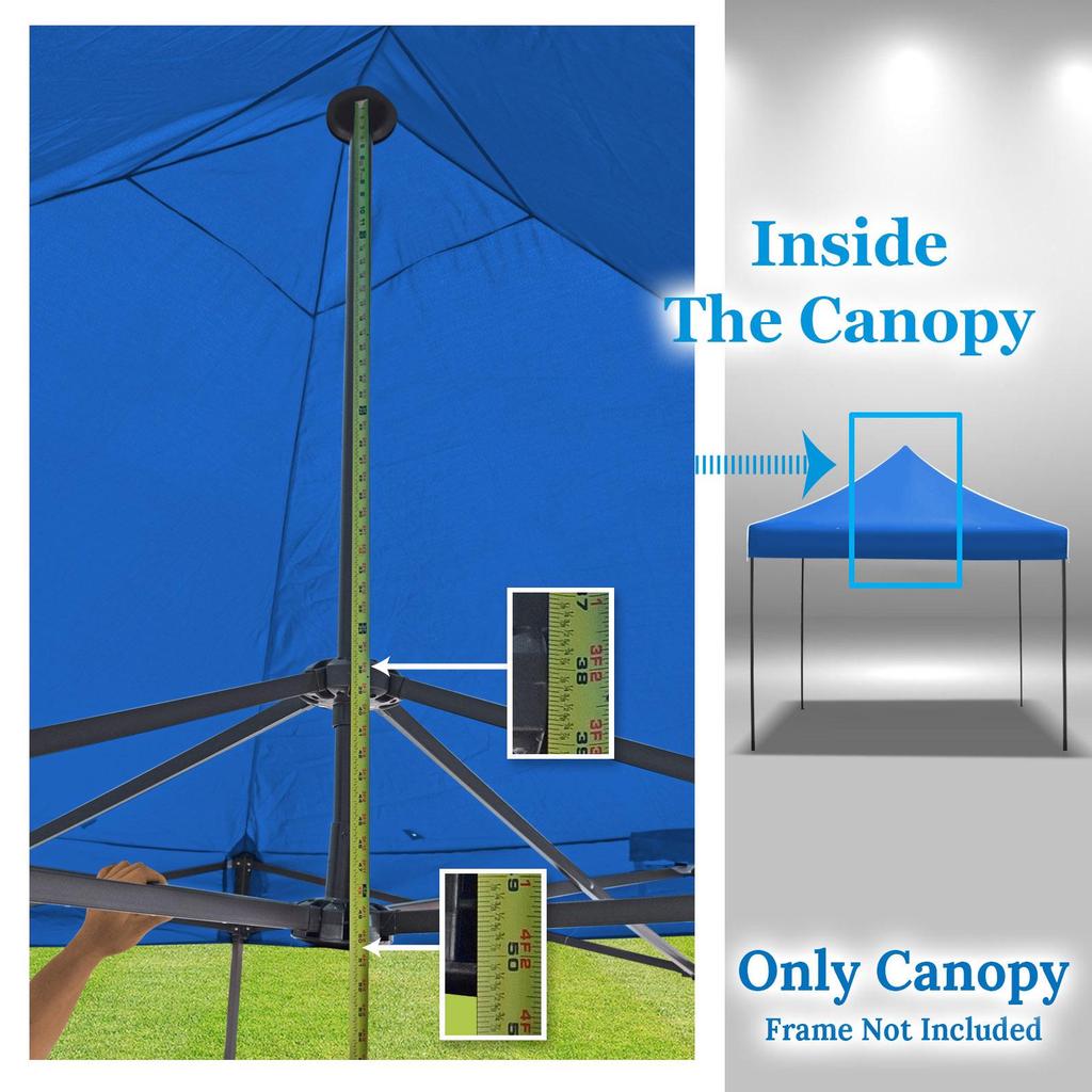 3x3 Meter Folding Tent Canopy - Thick Polyester Fabric, Sun Shade