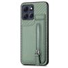 For Motorola Moto G86 Power 5G Case Leather Phone Back Cover with Zipper Card Holder Kickstand