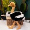 Yousheng Plush Toy Ultra Soft Fully Filled Companionship PP Cotton Cartoon African Ostrich Bird Stuffed Doll Home Decoration