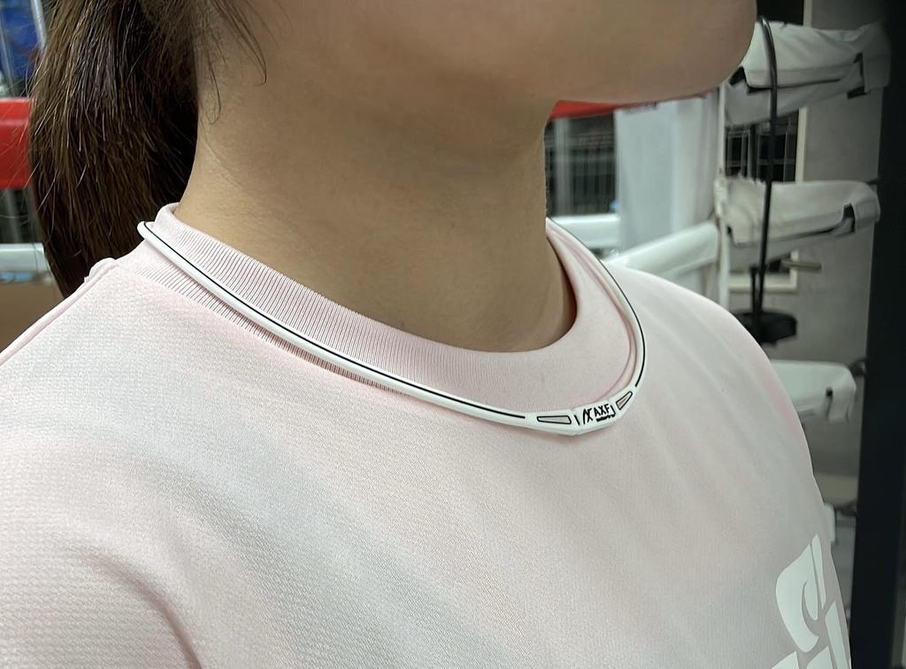 AXF Silicone Necklace AXF-001 (L(51cm), White)