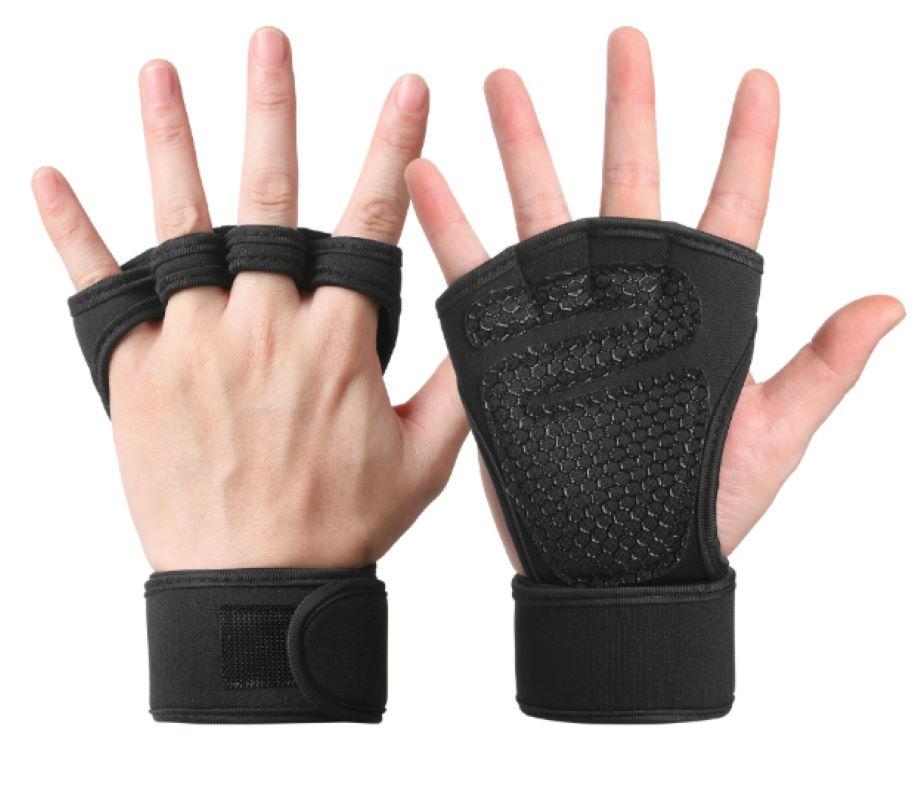 Weightlifting Non-slip Training Gloves Gym Palm Support Gloves Equipment Fitness Gloves for Men&Women