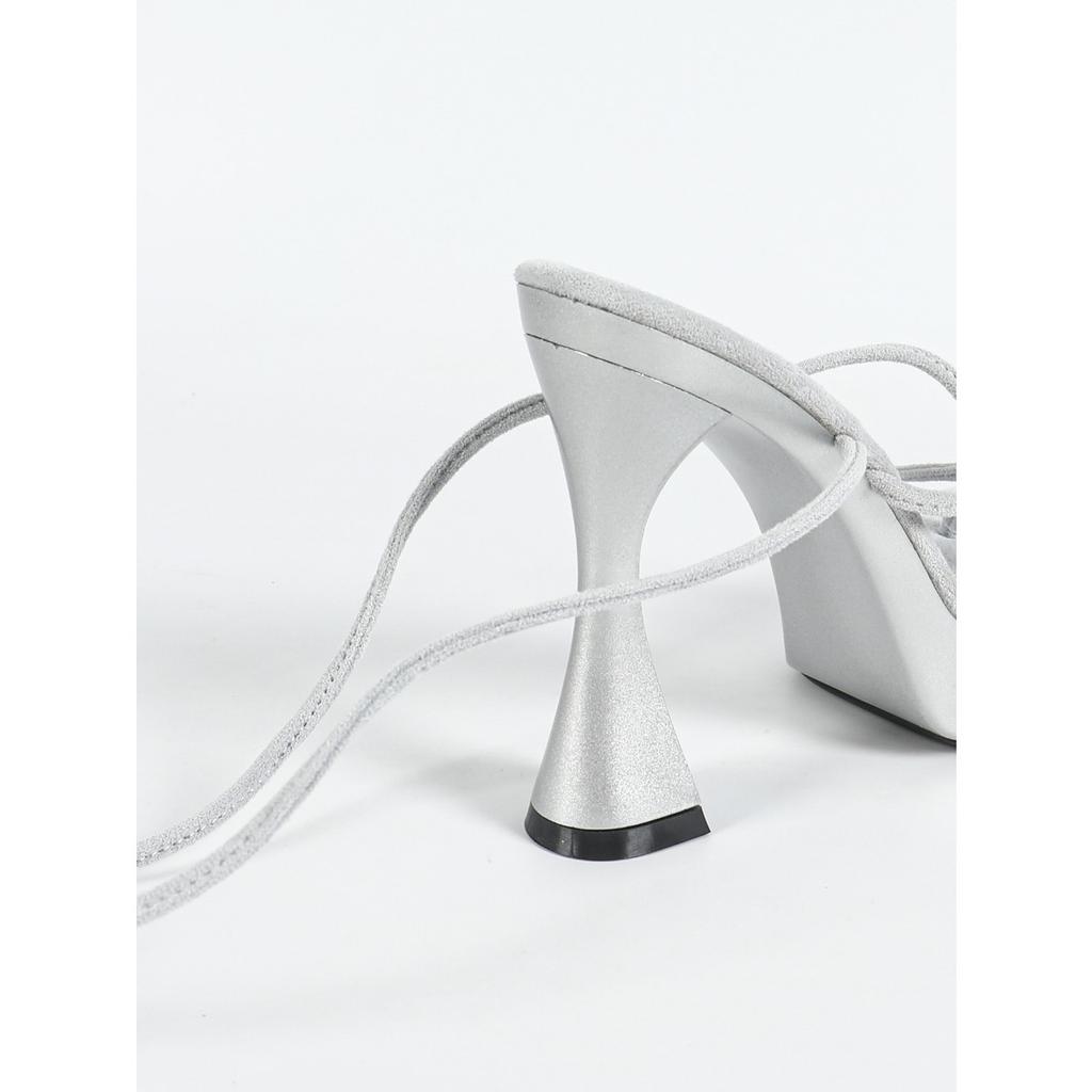 Women's Sexy Platform Sandals 12CM Sexy Car Model Fashion Thick Heel Crystal Square Head Non-slip LFD-1987-Q2