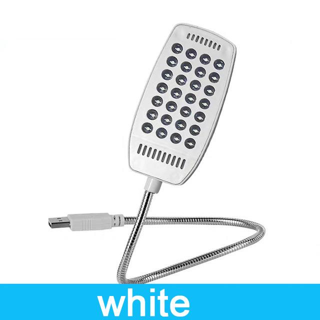 

28 світлодіодів Супер яскраве світло для книги DC5V USB Нічні вогні для читання Гнучка настільна лампа Для павербанка Ноутбука ПК Комп ютера білий