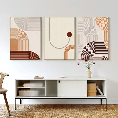 Abstract Geometry Line Nordic Posters And Prints Wall Art Canvas Painting Wall Pictures For Living Room Home Decor