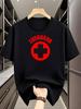 Navy Blue "LIFEGUARD" Graphic T-shirt - Soft