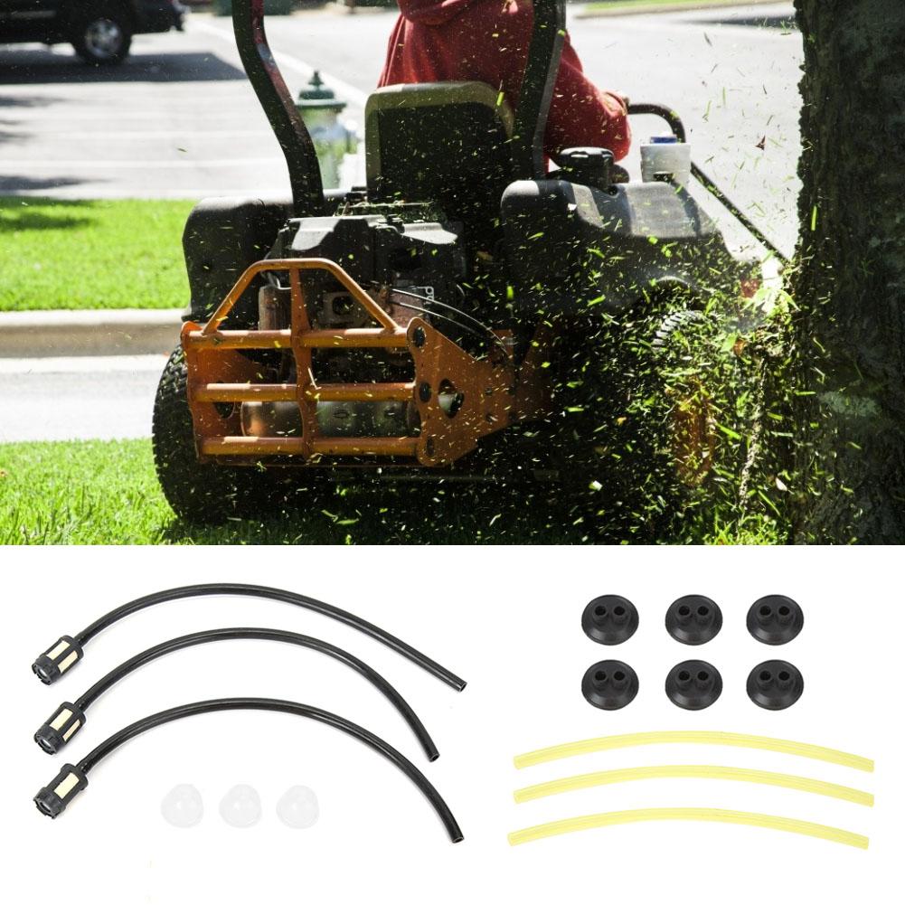 6Pcs Fuel Hose Line Pipe Assembly Replacement Accessories for Strimmer Lawn Mower