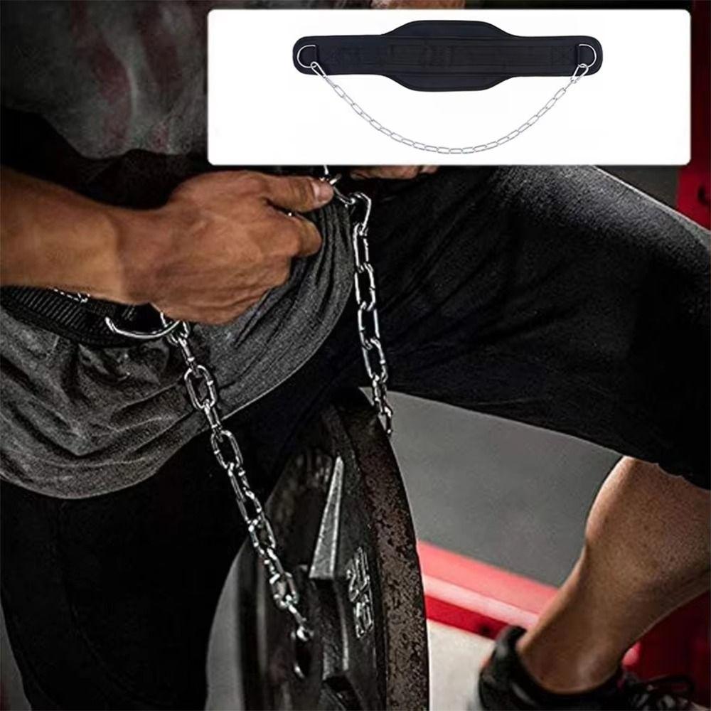 Double Layers Weighted Pull-up Belt Thicken Weighted Muscle-up Belt Weight Lifting Belt  Fitness