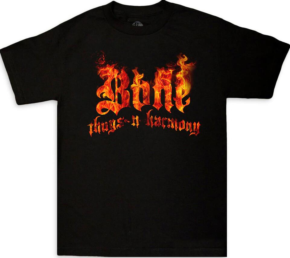 Bone Thugs-N-Harmon wbr/ y Flames Fire Thug Story I Tried Hip Hop Krayzie Bone T Shirt Unisex T-Shirt XXXXL