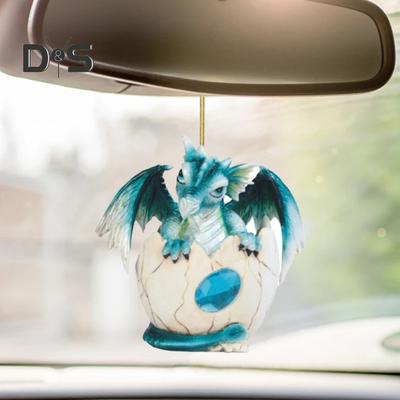 Swinging Dragon Car Mirror Hanging Ornament Christmas Tree Car Pendant Decoration Acrylic Versatile Car Interior Accessories