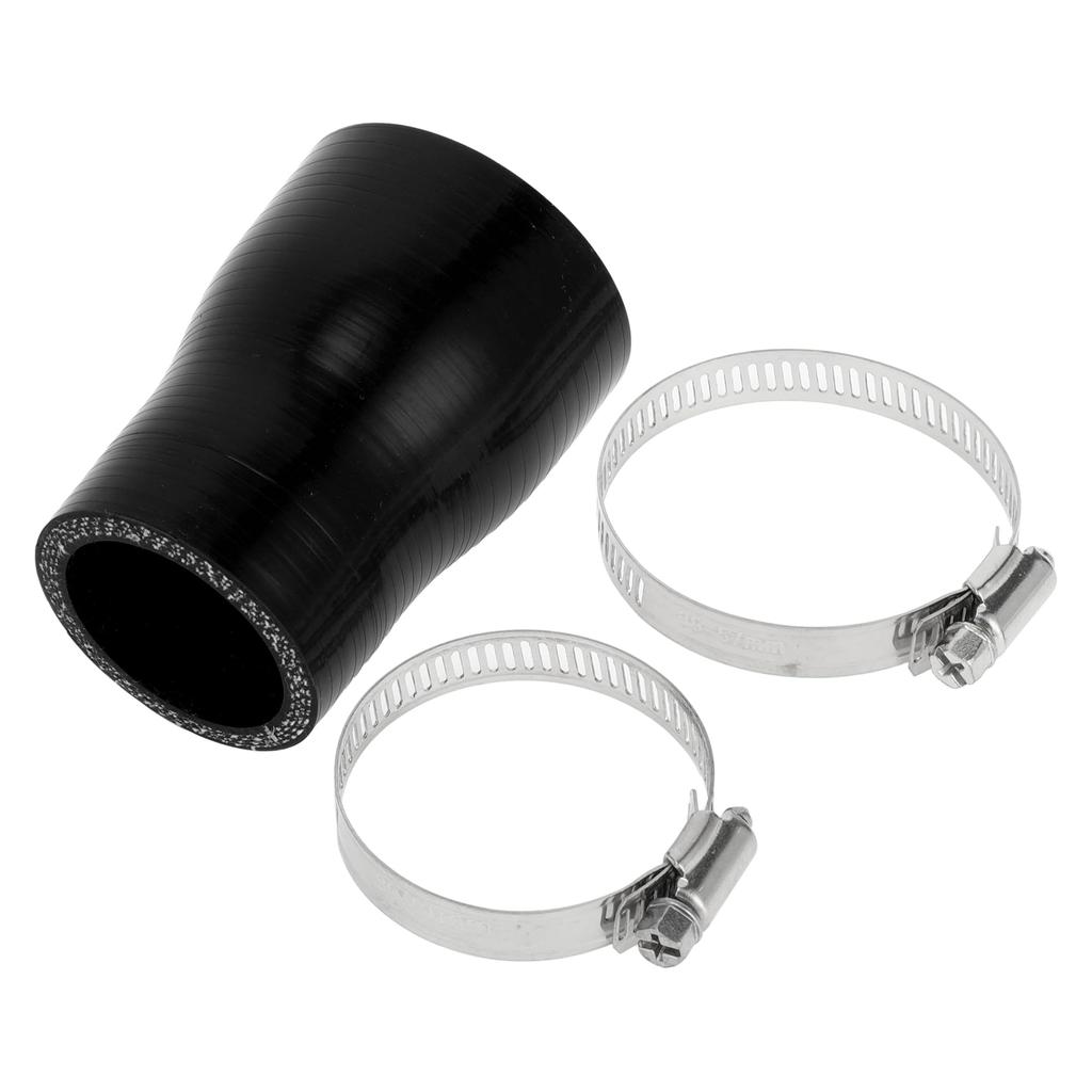 X AUTOHAUX "X AUTOHAUX Black Silicone Tube Hose 1 Set